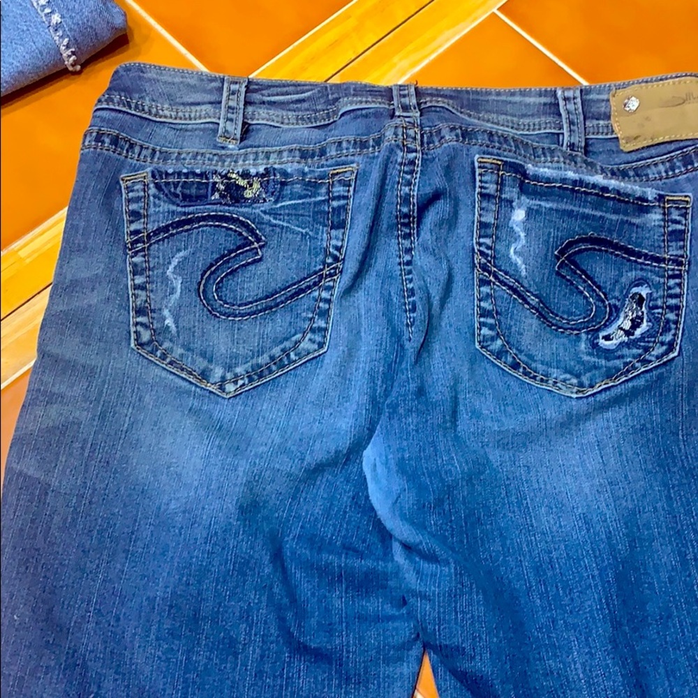 Silver jeans